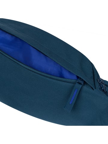 Bauchtasche Snap in Violett Logo Blau