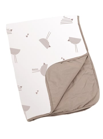 Babydecke dream „Birds" in Taupe