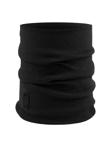 Merino Heavyweight Multifunktionstuch in Schwarz