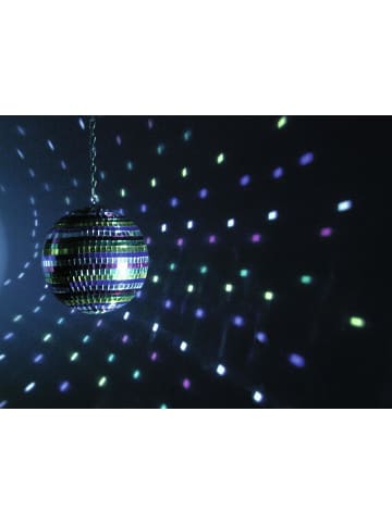 Spiegelkugel Mirrorball Discokugel D: 10cm in bunt