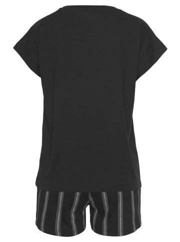 Shorty in schwarz-gestreift