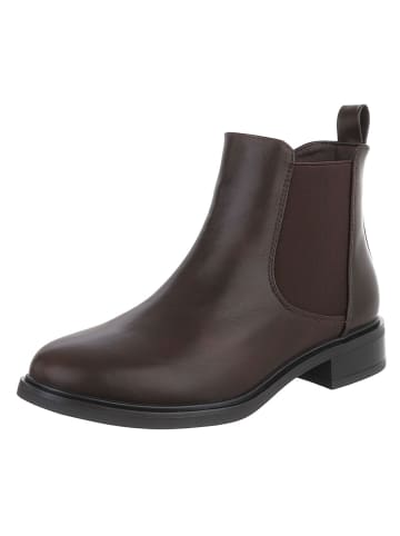 Stiefelette in Dunkelbraun