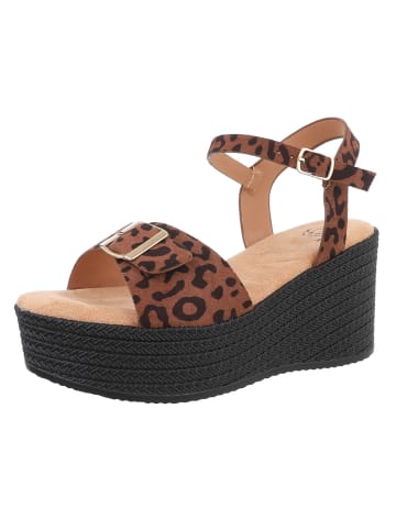 Sandale & Sandalette in Braun und Schwarz