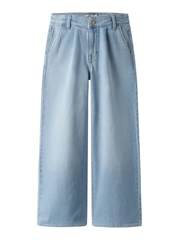 Jeans NKFBELLA HW W PLEAT JEANS 3020-AZ L in light blue denim