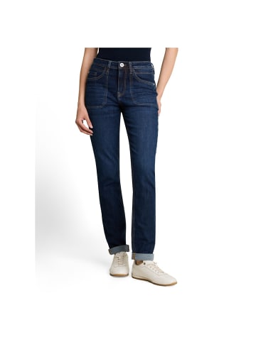 Jeans in clean dark stone blue denim