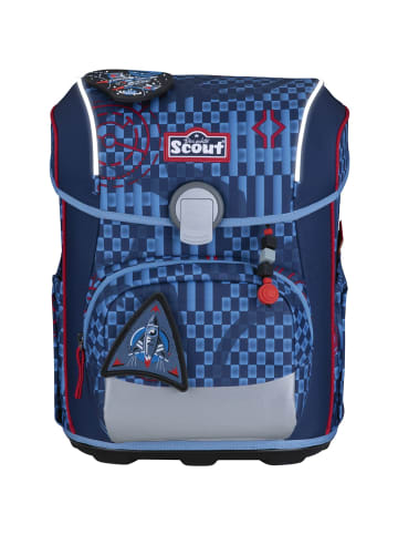 Neo Safety Light Schulranzen-Set 4-tlg. Space Explorer in blau