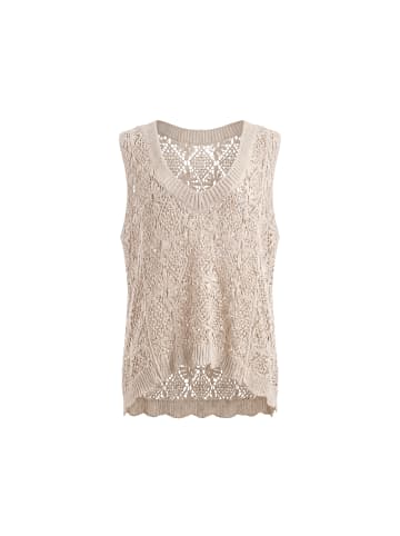 Women Vest in Beige