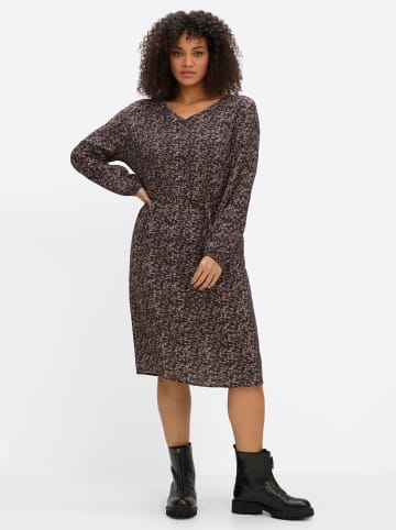 Webkleid in schoko-camel-bedruckt