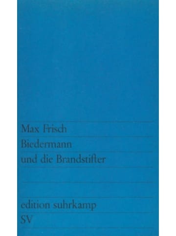 Buch - Biedermann und die Brandstifter