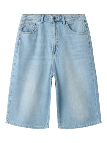 Jeansshorts in Light Blue Denim
