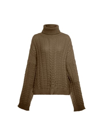 Damen Sweater in HELLBRAUN
