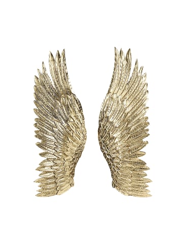 2tlg. Set Wandobjekt ANGELO24 in Gold