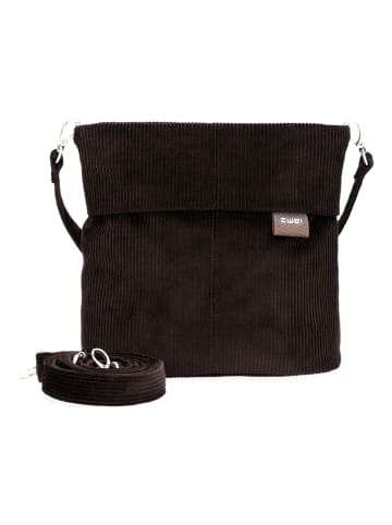 Mademoiselle.M Schultertasche 25 cm cord espresso