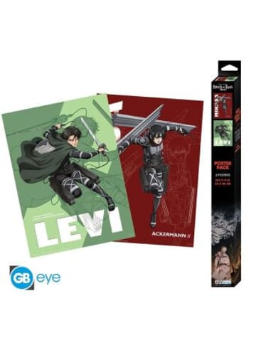 Papeterie/PBS - ATTACK ON TITAN Set 2 Chibi Posters - Set 1 (52x38)