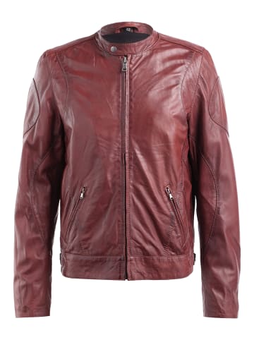 Herren Lederjacke  in cognac braun