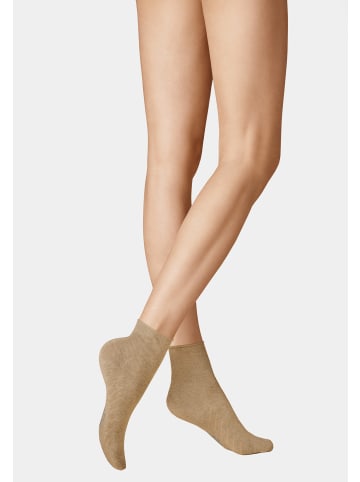 Socken Fresh Up klimaregulierend in Beige-mel.