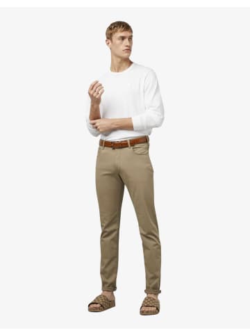 Baumwollhose M5 Slim in braun