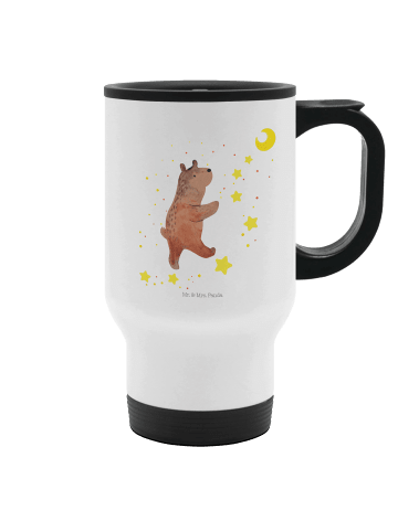Thermosbecher Bär Träume ohne Spruch in Weiß
