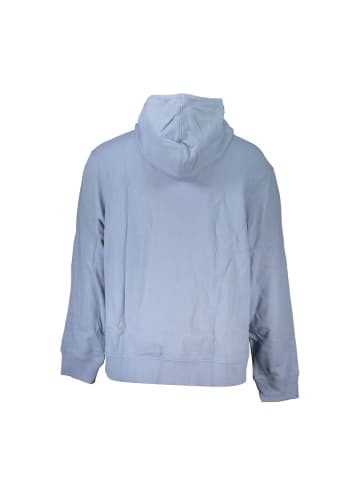 Blau Baumwolle Herren Sweatshirt