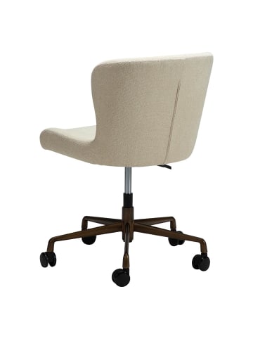 Bürostuhl Glam Offwhite 50 x 62 cm