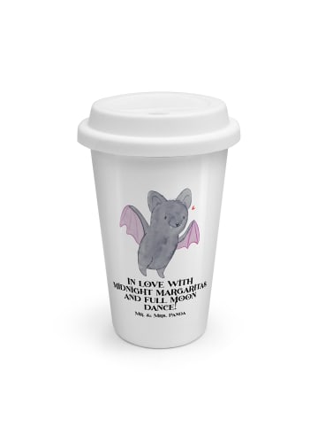 Thermobecher Halloween Magie mit Spruch in Weiß