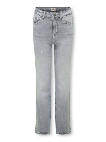 Jeans mit weitem Bein in Medium Grey Denim