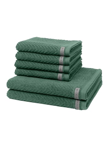 4 X Handtuch 2 X Duschtuch im Set Smart in Kiefer