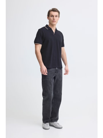 Kurzarmiges Poloshirt Polokragen Modisch in Blau