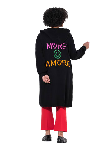 Strickjacke in schwarz