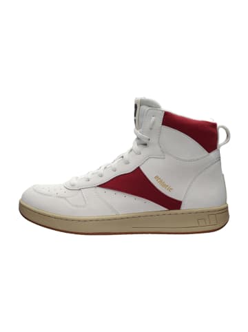 Sneaker Carl in Chalk White | Accent Rio Red