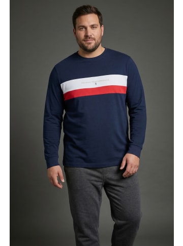 Langarmshirt in dunkelblau