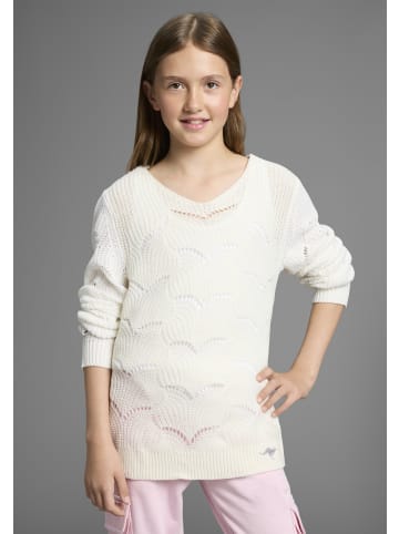 Strickpullover in natur