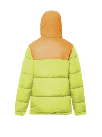 Damen Wattierte Steppjacke in Saure Limette Aprikose