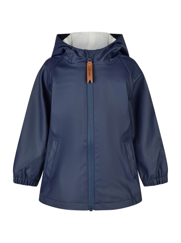 Regenjacke ungefüttert uni in marineblau