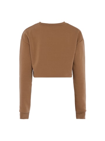 Damen Sweatshirt in Kamel