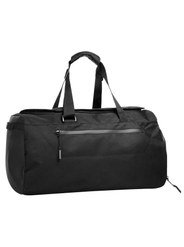 Reisetasche TRACK "N" DAY Materialmix in schwarz