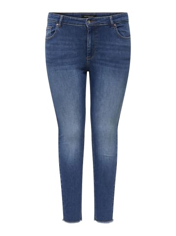 Skinny Jeans in Medium Blue Denim