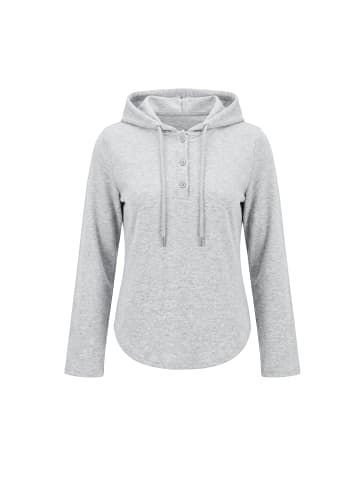 Women Hoodie in Grey Melange