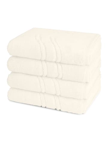 4 X Handtuch im Set Cashmere feeling in Champagner