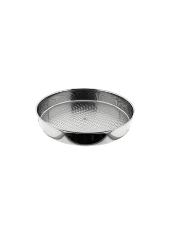 Backblech-Set aus Edelstahl - 3-teilig, Ø 32/36/40 cm in Silber