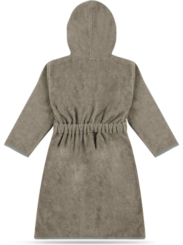 Kinder Bademantel aus Bio-Baumwolle Ljubljana in Beige