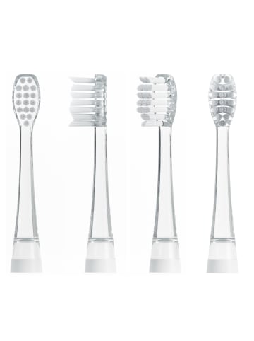 BUBBLE BRUSH Ersatzbürstenköpfe 6er Set in transparent