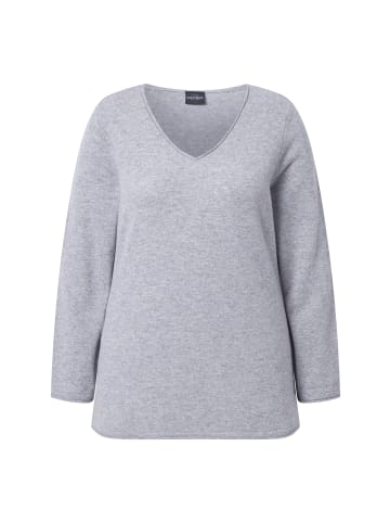 Pullover in hellgrau mélange