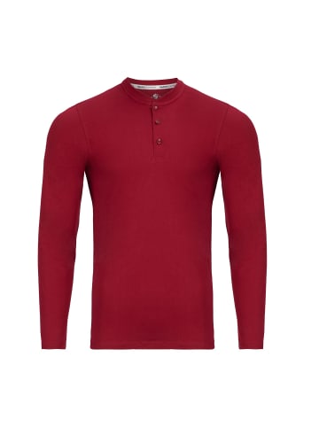 Longsleeve in weinrot