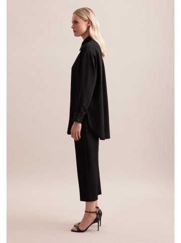 Hemdbluse Oversized in Schwarz