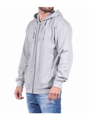Jacke Kapuze Sportanzug - 71192 in grau