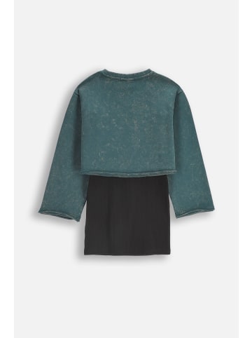2-in-1 Kleid in grün