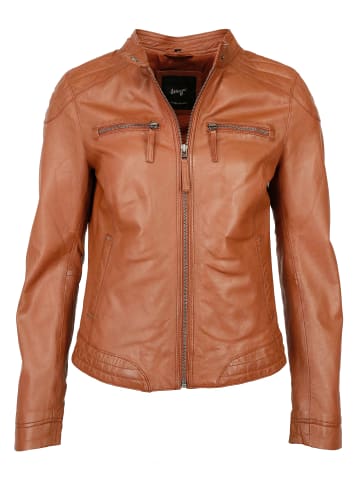 Lederjacke 4202143 in cognac