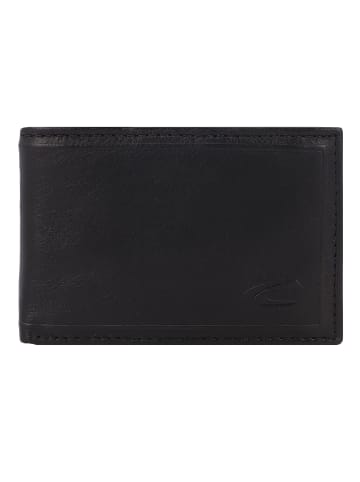 Wood Geldbörse RFID Schutz Leder 10.5 cm black