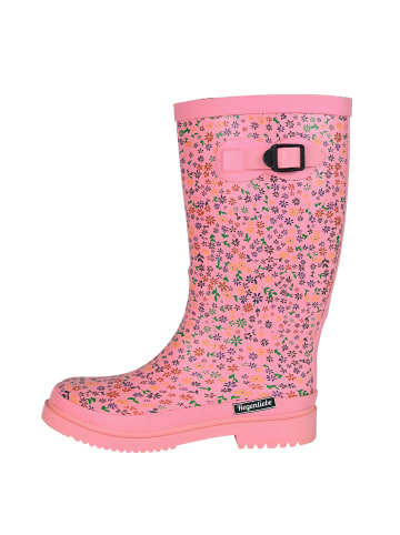 Gummistiefel Flowers High Langschaft in rosa